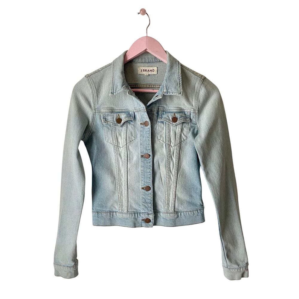 J Brand Atomic Lightwash Fitted Jean Jacket